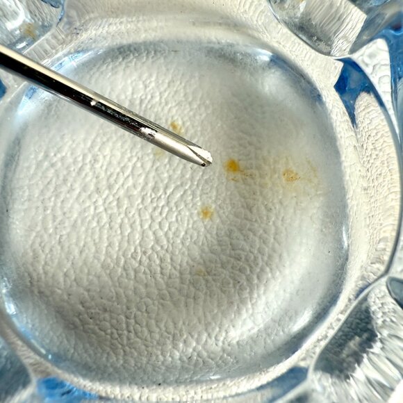 Cambridge Glass Ashtray Holder & 4 Ashtrays 5 Piece Set Multicolor Vaseline - Picture 7 of 7